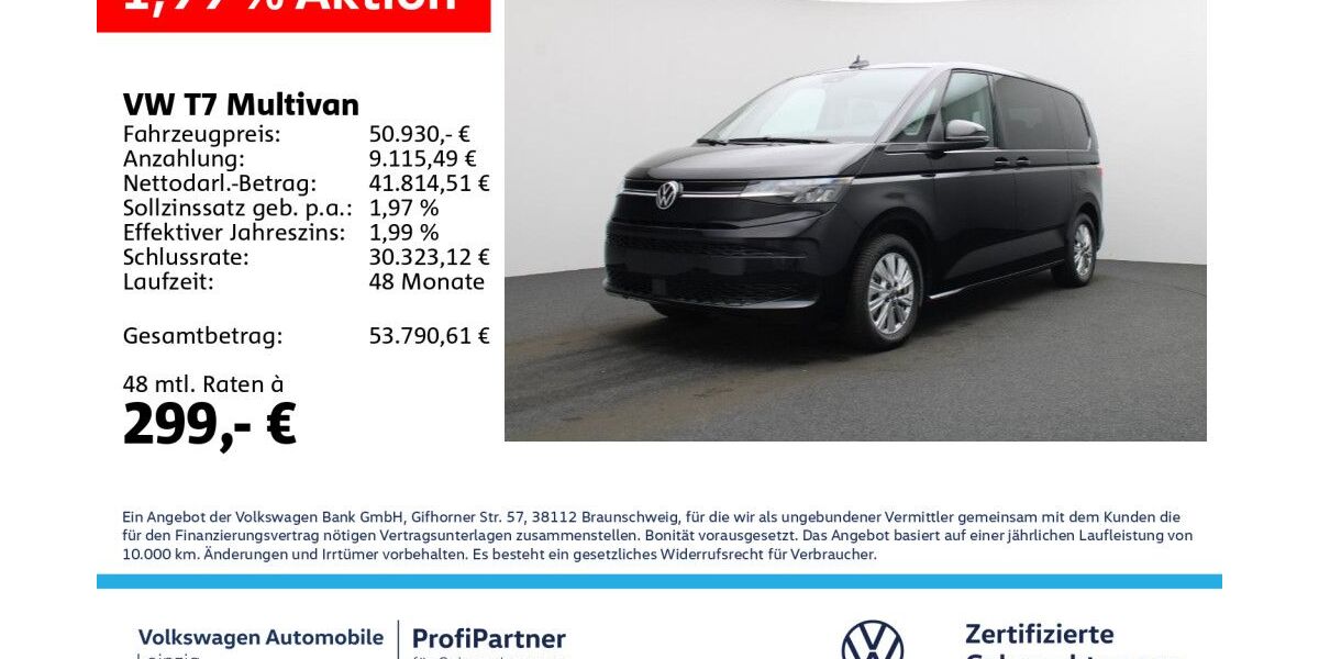VW T7 Multivan 29.830 km 49.860 &euro; Leipzig 04178