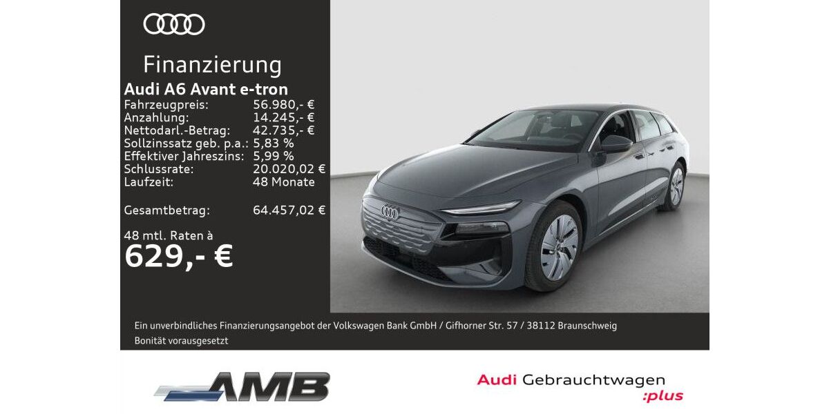 Audi A6 e-tron 10.299 km 56.980 &euro; Borna 04552