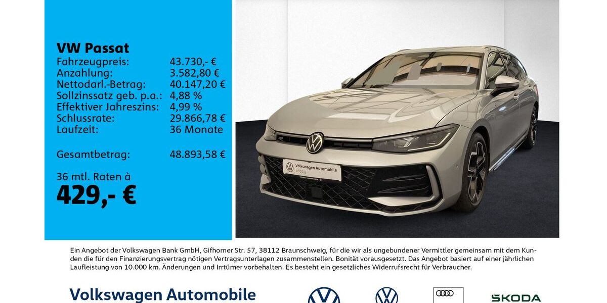 VW Passat 17.000 km 43.730 &euro; Leipzig 04178