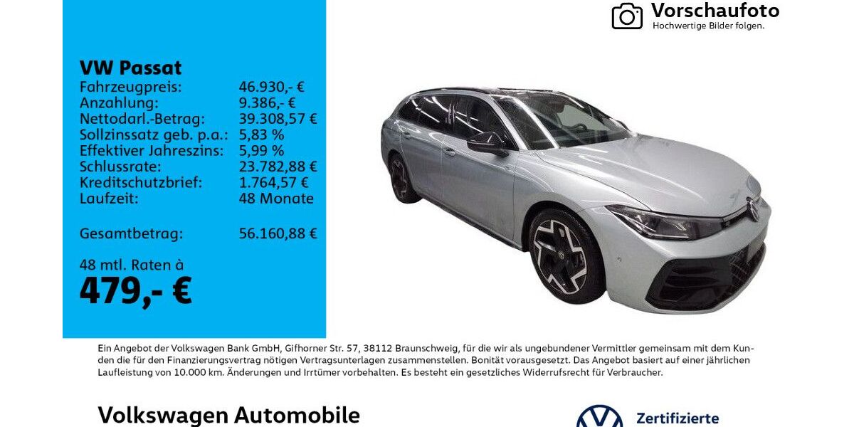 VW Passat 20.523 km 46.930 &euro; Leipzig 04277