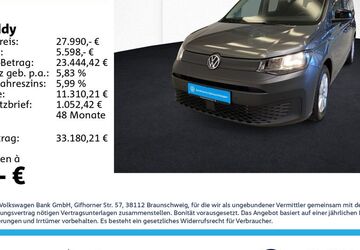 VW Caddy 19.195 km 25.920 &euro; Leipzig 04178