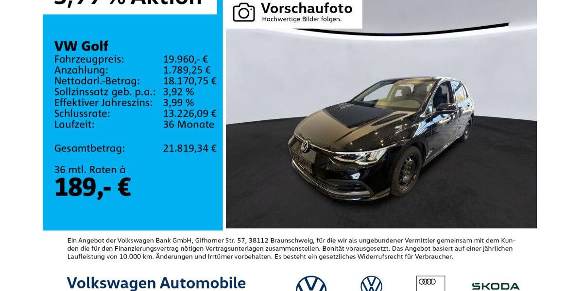 VW Golf 48.938 km 19.960 &euro; Leipzig 04178