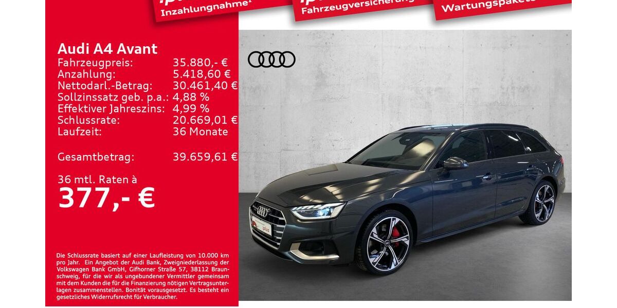 Audi A4 45.647 km 34.980 &euro; Leipzig 04129