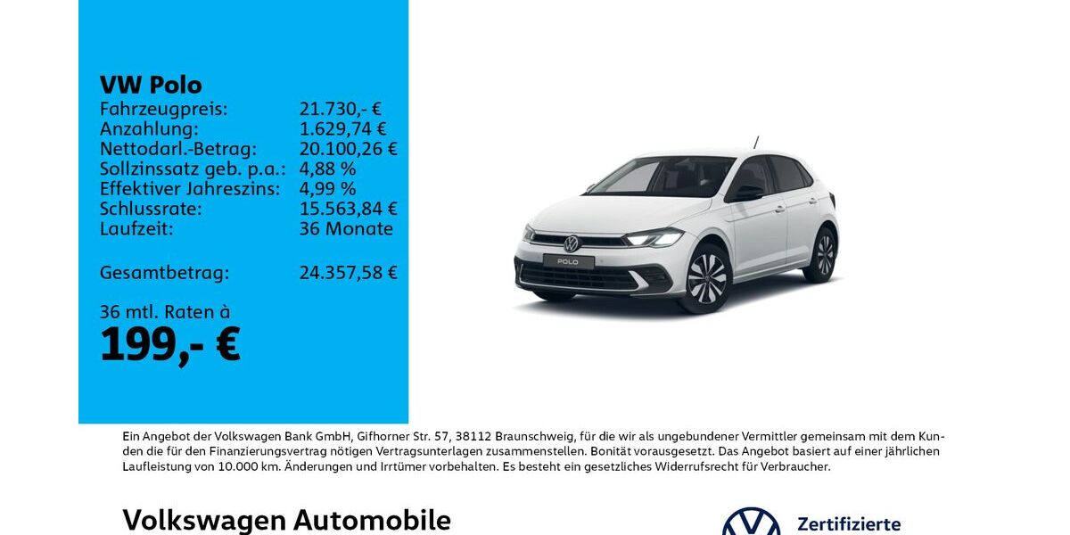 VW Polo 5.500 km 20.830 &euro; Leipzig 04178