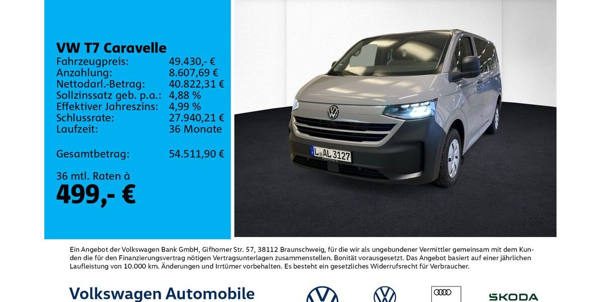VW T7 Caravelle 15.000 km 47.930 &euro; Leipzig 04178