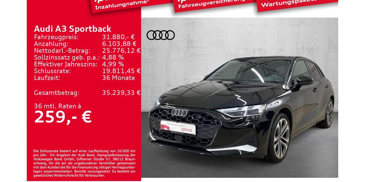 Audi A3 10.850 km 31.880 &euro; Leipzig 04129