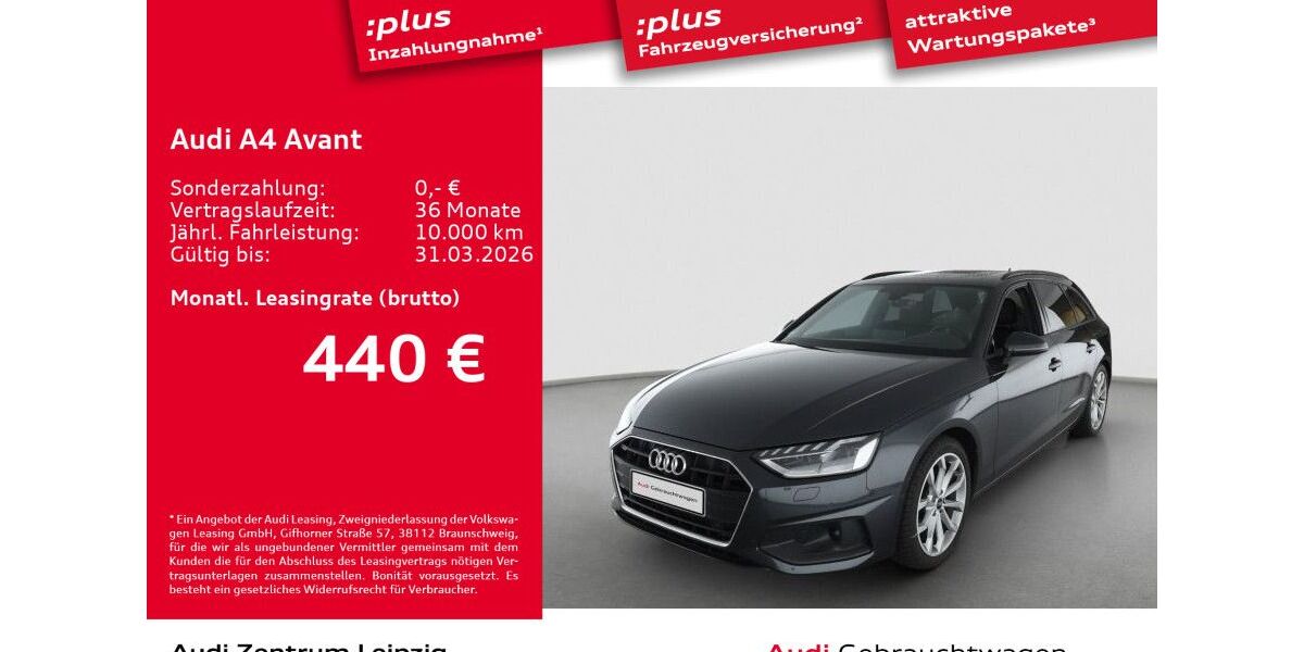 Audi A4 33.833 km 36.880 &euro; Leipzig 04129