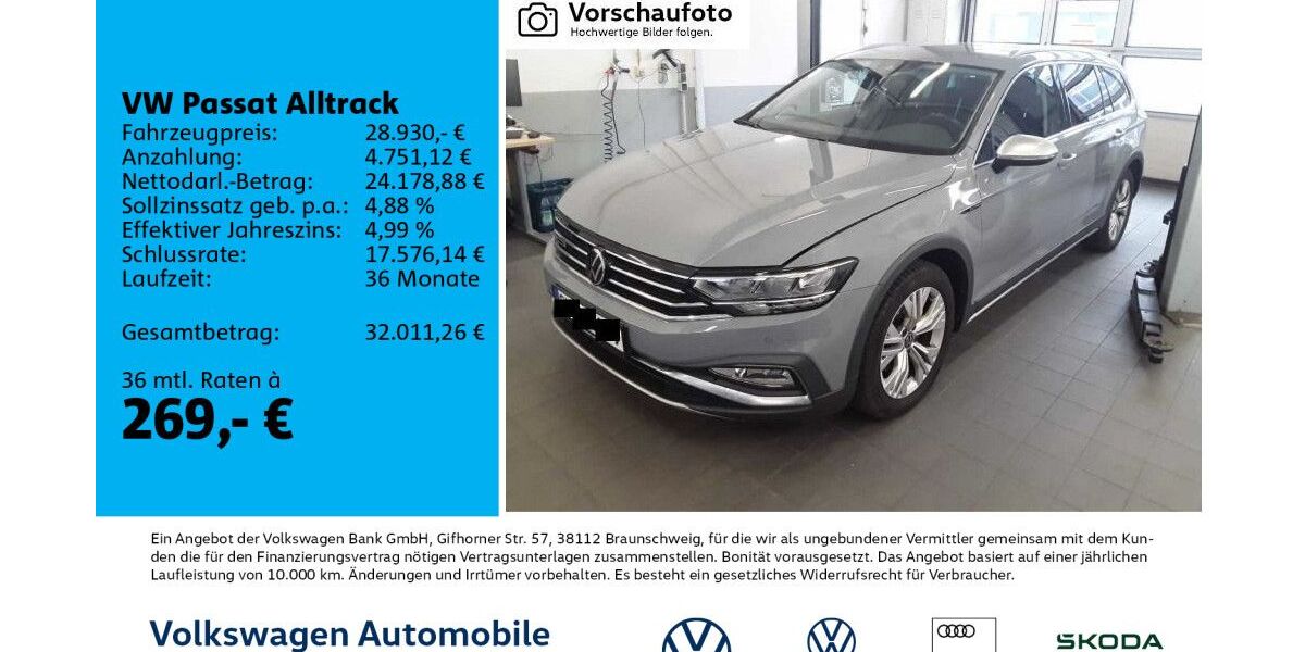 VW Passat Alltrack 51.174 km 28.930 &euro; Leipzig 04178