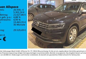 VW Tiguan Allspace 61.719 km 26.930 &euro; Leipzig 04277