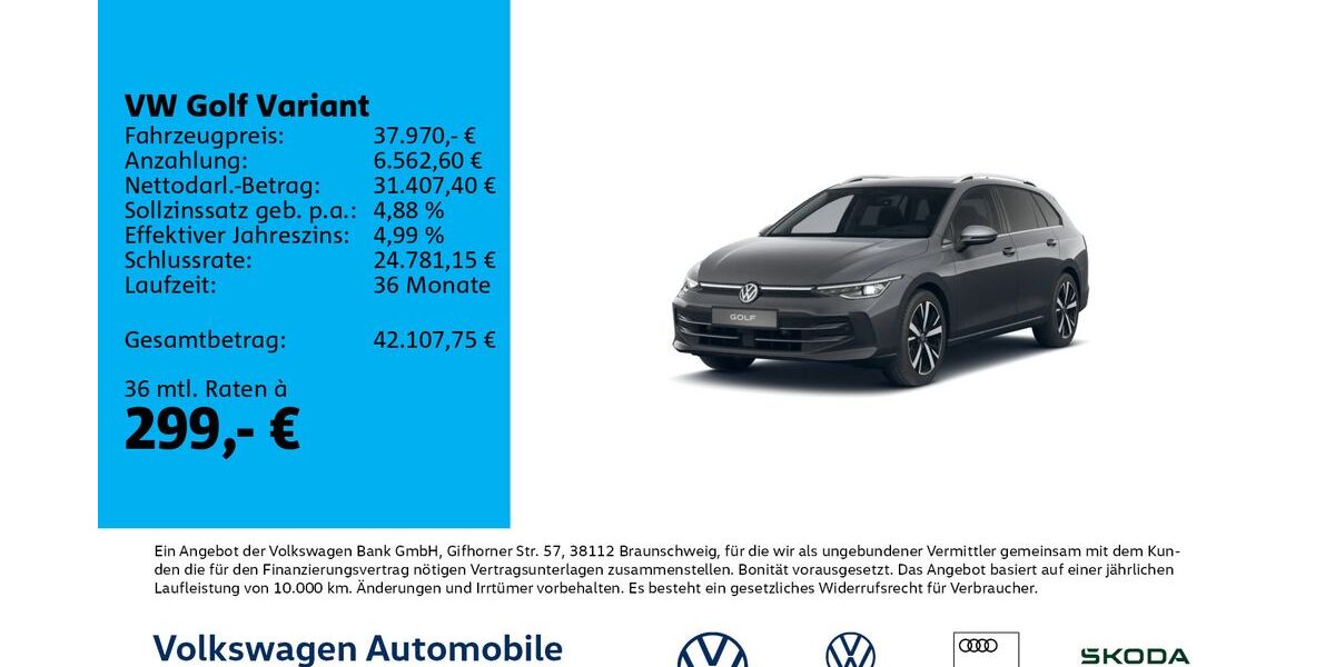 VW Golf 7.500 km 37.970 &euro; Leipzig 04277
