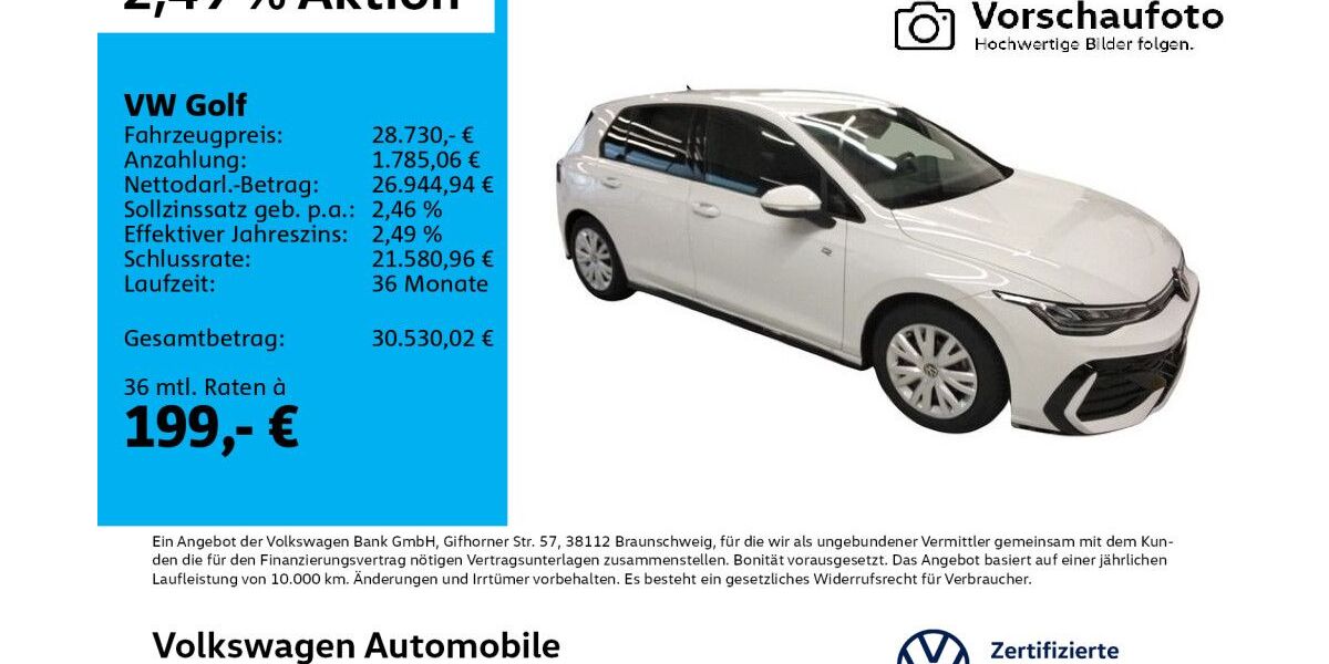 VW Golf 6.083 km 27.390 &euro; Leipzig 04178