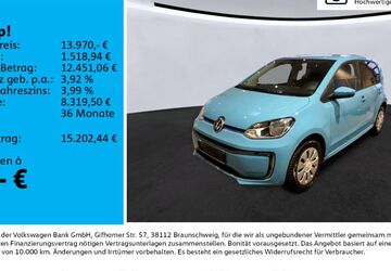 VW e-up! 51.219 km 13.970 &euro; Leipzig 04277