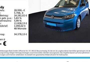 VW Caddy 23.058 km 26.420 &euro; Leipzig 04178
