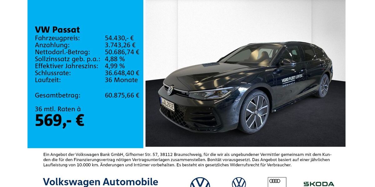 VW Passat Variant 12.500 km 54.430 &euro; Leipzig 04178