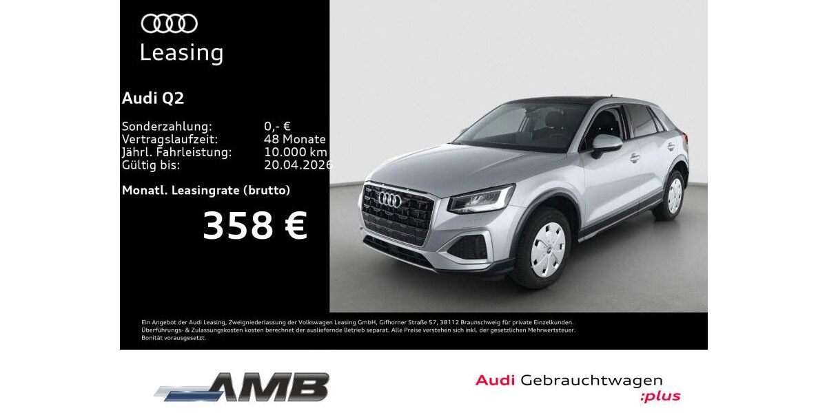 Audi Q2 4.999 km 29.870 &euro; Borna 04552