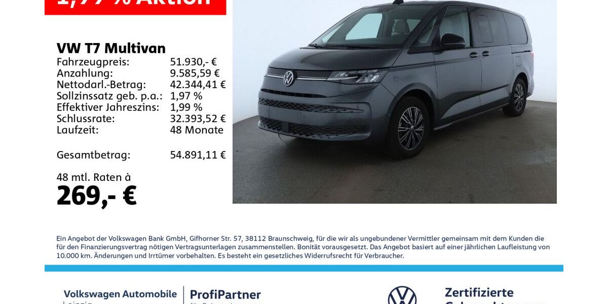 VW T7 Multivan 25.744 km 49.990 &euro; Leipzig 04178