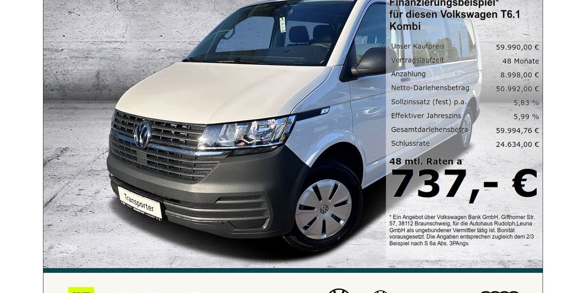 VW T6 Kombi 9.500 km 48.990 &euro; Leuna 06237