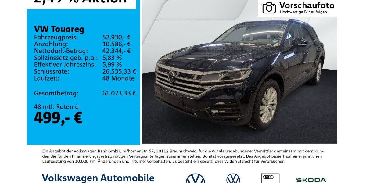 VW Touareg 25.564 km 52.930 &euro; Leipzig 04277