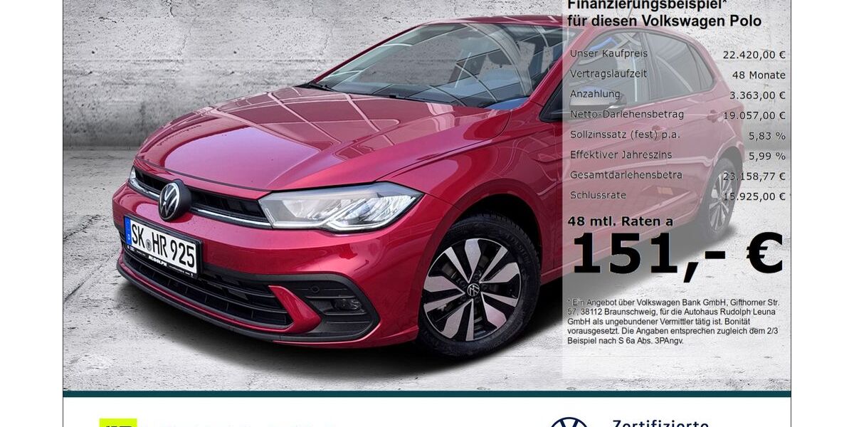 VW Polo 8.100 km 21.910 &euro; Leuna 06237