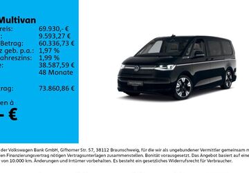 VW T7 Multivan 18.000 km 68.430 &euro; Leipzig 04178