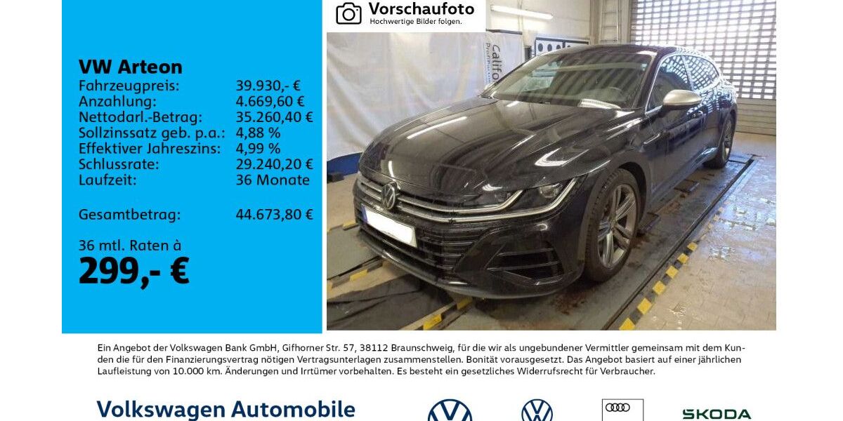 VW Arteon 35.360 km 39.660 &euro; Leipzig 04178