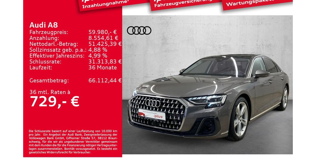 Audi A8 39.567 km 57.980 &euro; Leipzig 04129