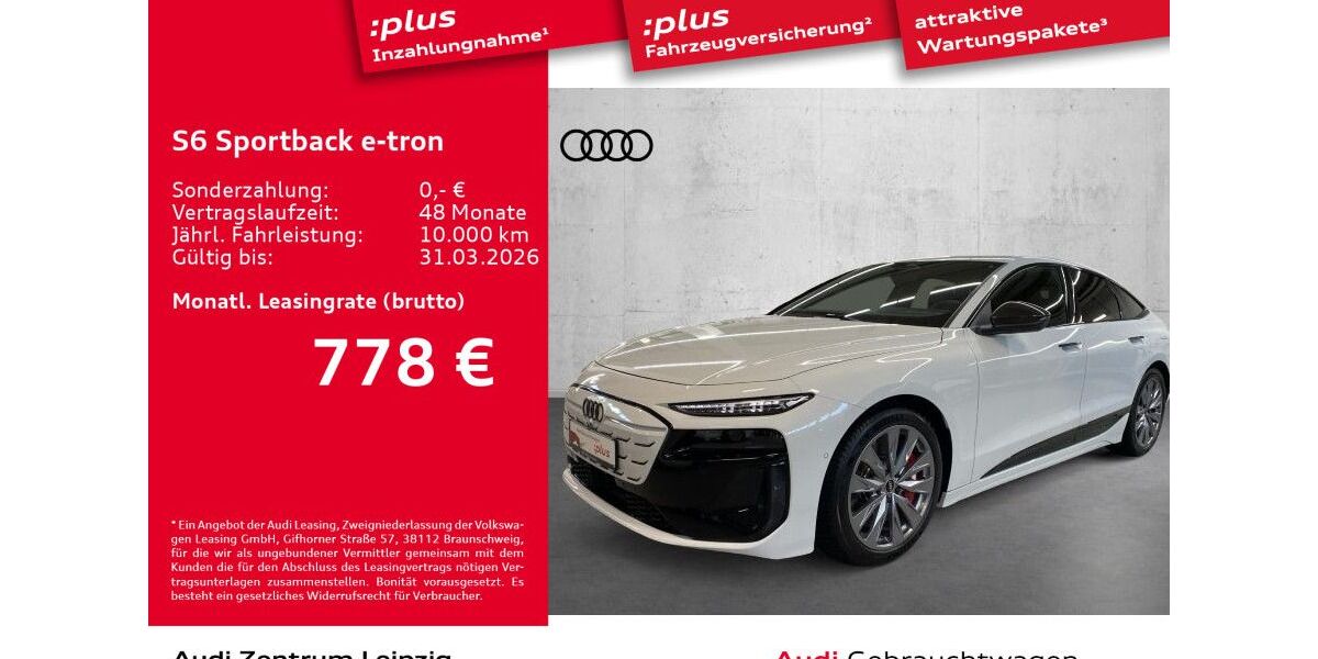 Audi S6 e-tron 5.256 km 85.880 &euro; Leipzig 04129