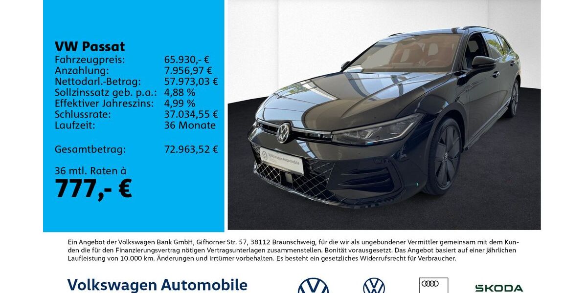 VW Passat Variant 7.500 km 63.930 &euro; Leipzig 04178