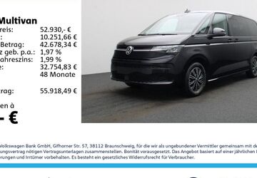VW T7 Multivan 20.339 km 52.930 &euro; Leipzig 04178