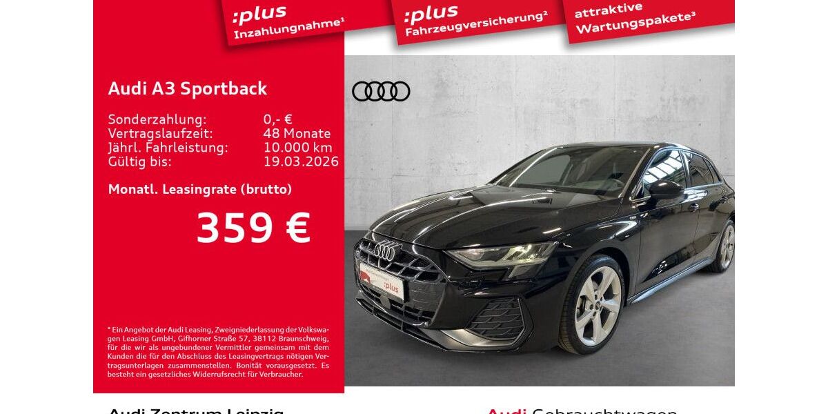 Audi A3 24.512 km 35.380 &euro; Leipzig 04129