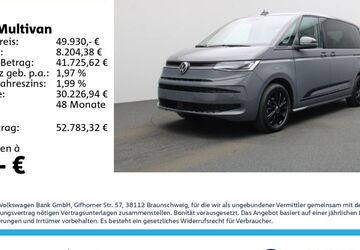 VW T7 Multivan 21.988 km 49.930 &euro; Leipzig 04178