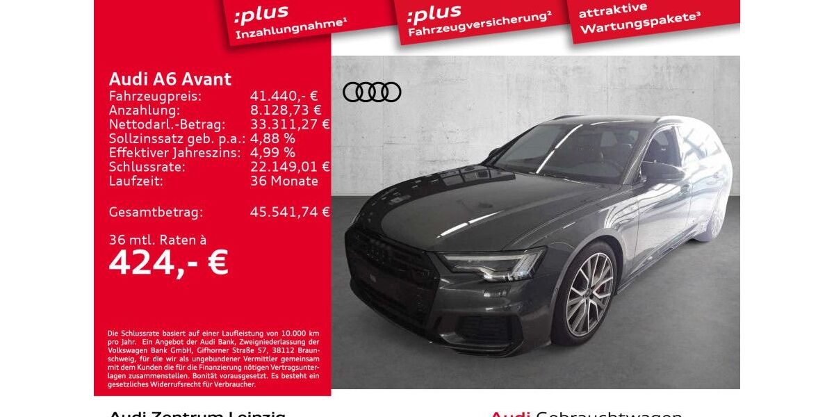 Audi A6 55.724 km 40.780 &euro; Leipzig 04129