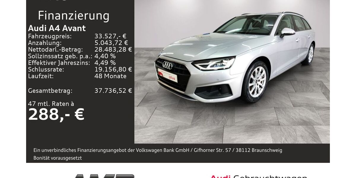 Audi A4 15.550 km 32.870 &euro; Borna 04552