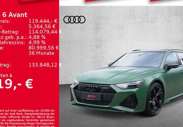 Audi RS6 24.990 km 119.444 &euro; Leipzig 04129