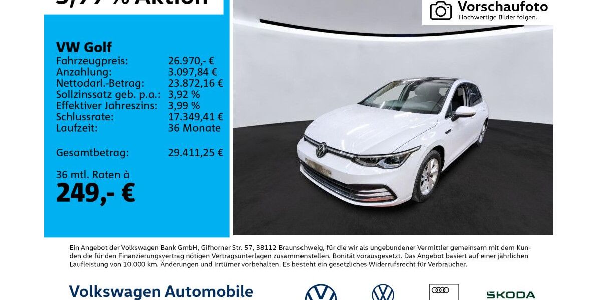 VW Golf 46.941 km 25.470 &euro; Leipzig 04277