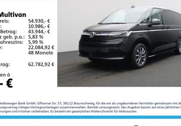 VW T7 Multivan 20.650 km 54.930 &euro; Leipzig 04178