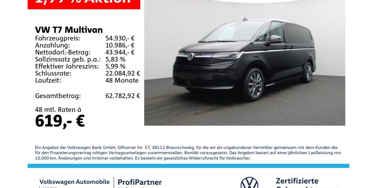 VW T7 Multivan 20.650 km 54.930 &euro; Leipzig 04178