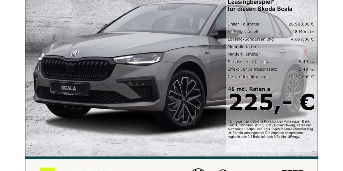 Skoda Scala 1.500 km 26.980 &euro; Merseburg 06217