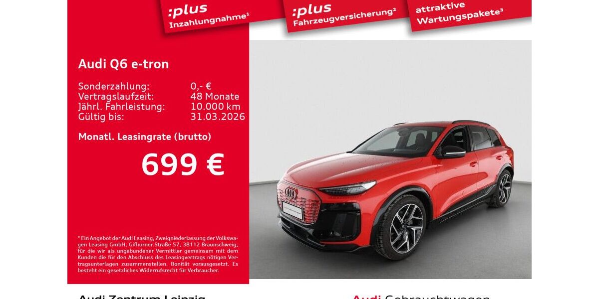 Audi Q6 e-tron 12.524 km 69.890 &euro; Leipzig 04129