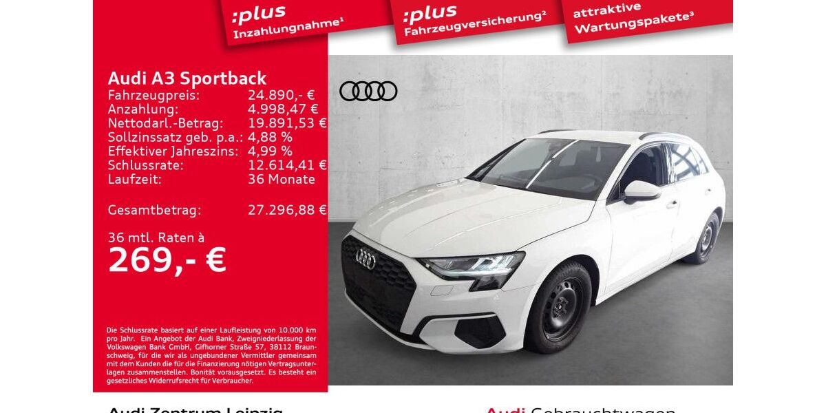 Audi A3 25.679 km 23.880 &euro; Leipzig 04129