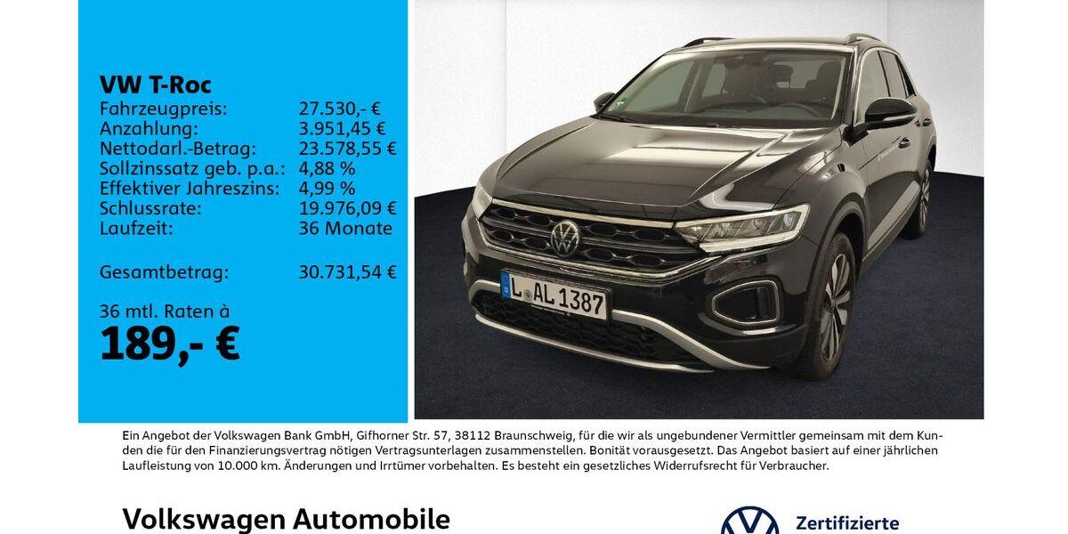 VW T-Roc 22.000 km 26.930 &euro; Leipzig 04178