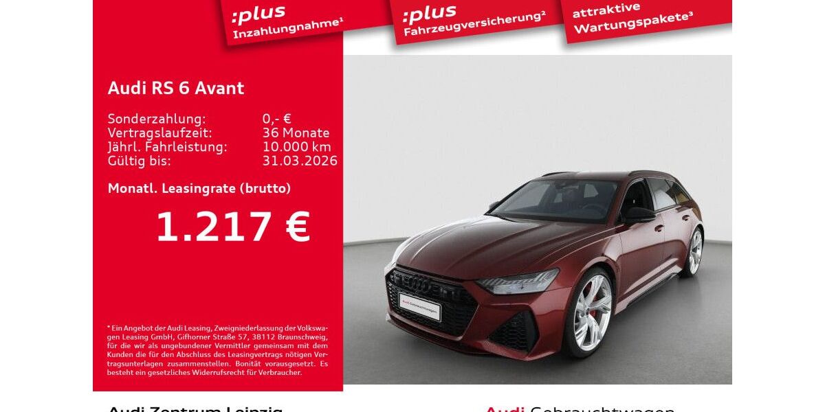 Audi RS6 28.996 km 118.888 &euro; Leipzig 04129