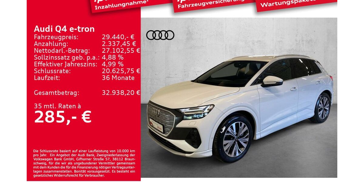Audi Q4 e-tron 52.633 km 28.880 &euro; Leipzig 04129