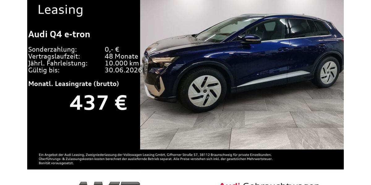 Audi Q4 e-tron 7.470 km 38.480 &euro; Borna 04552