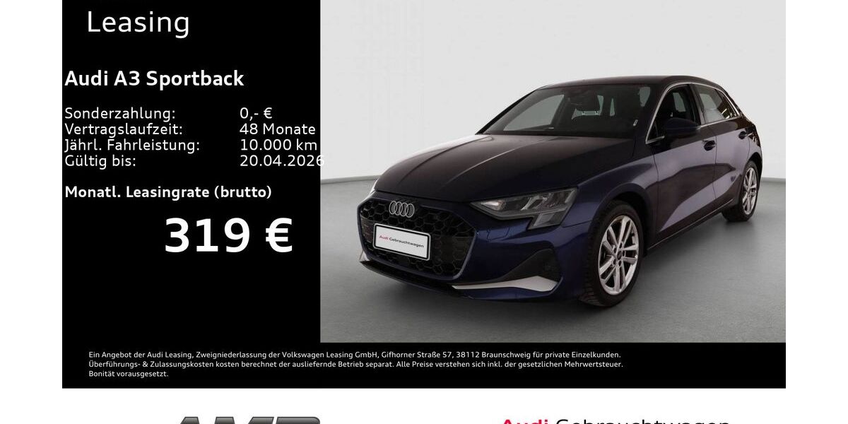 Audi A3 16.860 km 31.980 &euro; Borna 04552