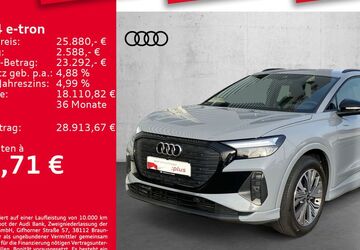 Audi Q4 e-tron 30.727 km 24.440 &euro; Leipzig 04129