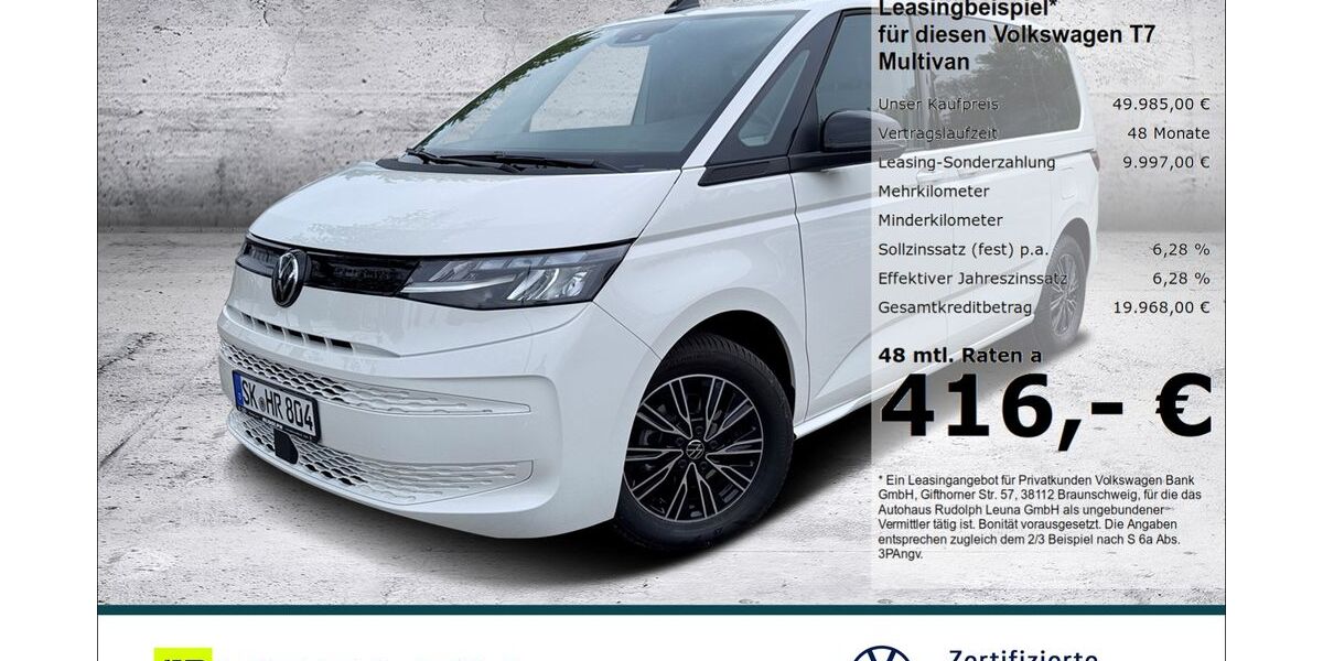 VW T7 Multivan 9.900 km 49.985 &euro; Leuna 06237