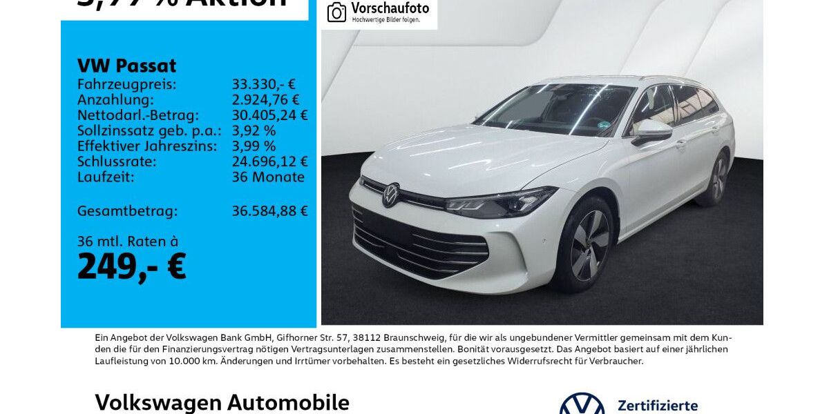VW Passat 18.247 km 33.330 &euro; Leipzig 04178
