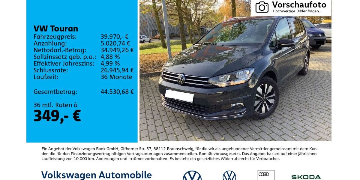 VW Touran 7.000 km 35.970 &euro; Leipzig 04277