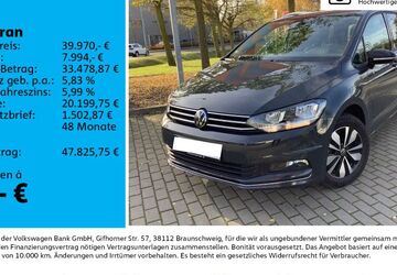 VW Touran 5.000 km 39.970 &euro; Leipzig 04277